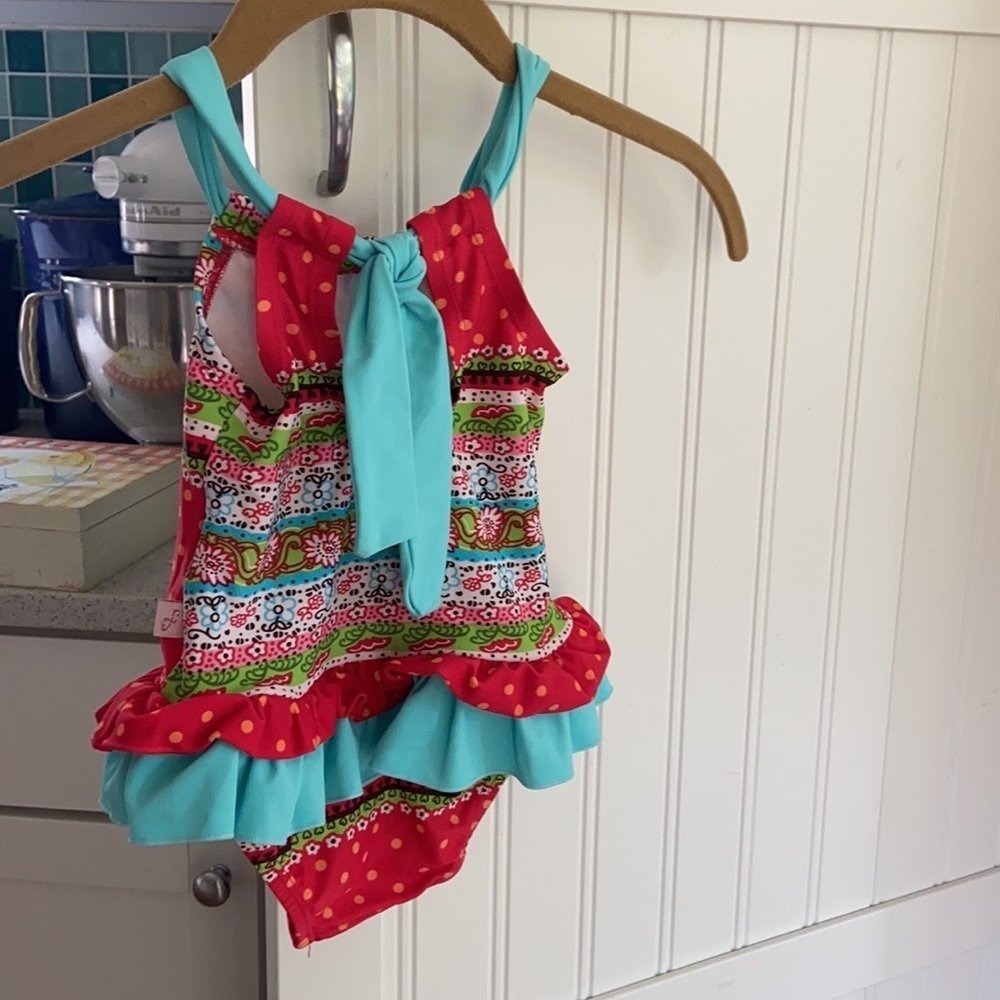Floatimini Swim Suit Toddler Girl Size 2 - Picture 4 of 11